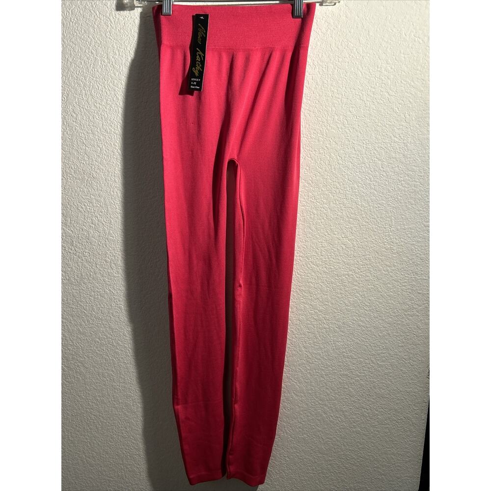 Women’s New Kathy Hot Pink One Size Fits Most Women Leggings Stretch Nwt